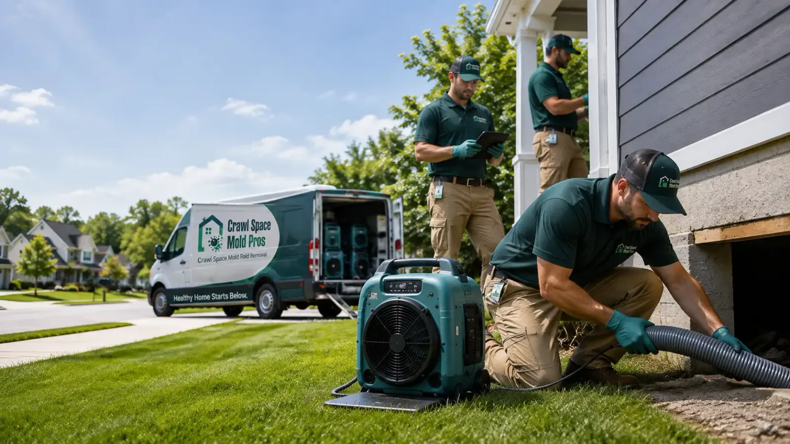 Crawl Space Mold Removal in Sagola, MI